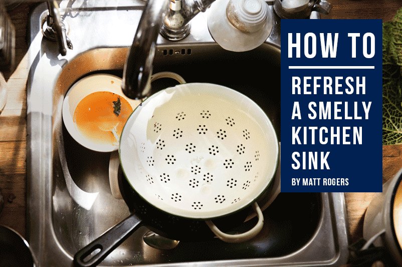 How to Refresh a Smelly Kitchen Sink