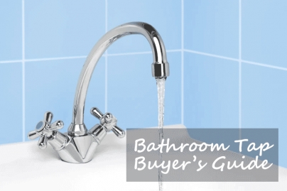 A image showing a bathroom tap as part of the buyers guide for Heat and Plumb