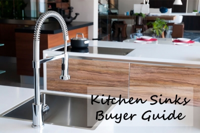 An image showing a kitchen sink and tap from the buyers guide at heatandplumb.com