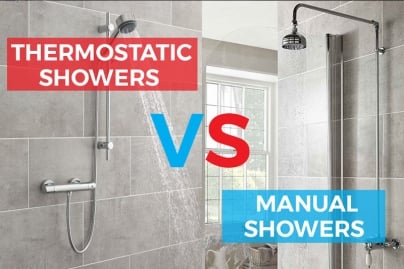 An image for the blog post Thermostatic Showers versus Manual Showers on the heatandplumb.com blog | Article Image