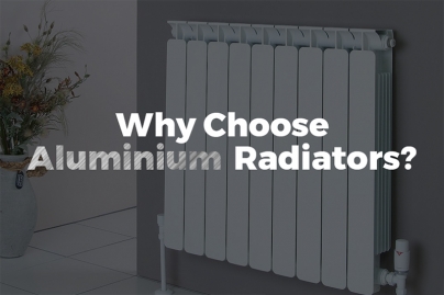 This images shows an aluminium radiator as part of the blog post Why Choose Aluminium Radiators by heatandplumb.com | Article Image