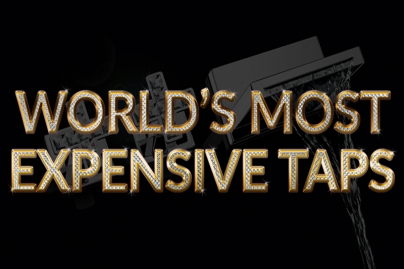 A picture showing a diamond tap made by Teknobili and featured in the worlds most expensive taps by heatandplumb.com | Article Image