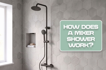 An image showing a Bristan Mixer Shower that is part of the technical guide How Do Mixer Showers Work by heatandplumb.com | Article Image