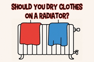 should you dry clothes on a radiator | Article Image