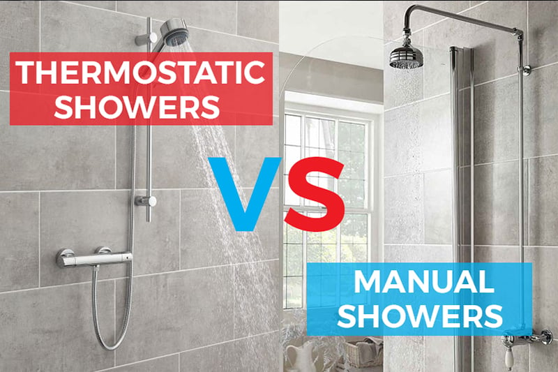 An image for the blog post Thermostatic Showers versus Manual Showers on the heatandplumb.com blog