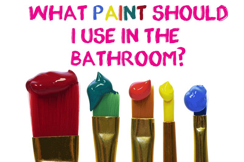 An image showing paint options for the article What Paint Should i Use in the Bathroom by heatandplumb.com