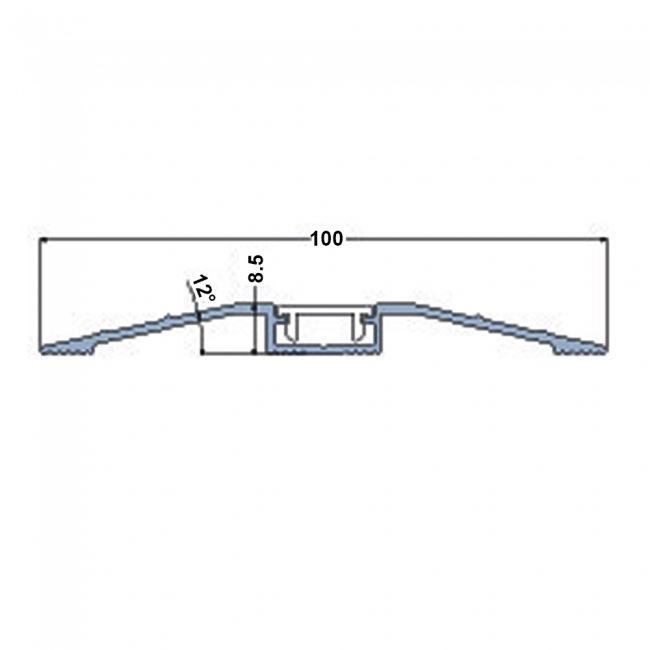 AKW Straight Threshold Kit Non Handed 2000mm