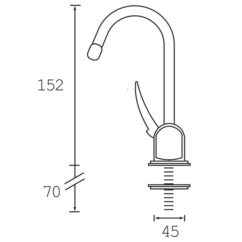 Bristan Empura 10 Inch Water Filter - Chrome Plated