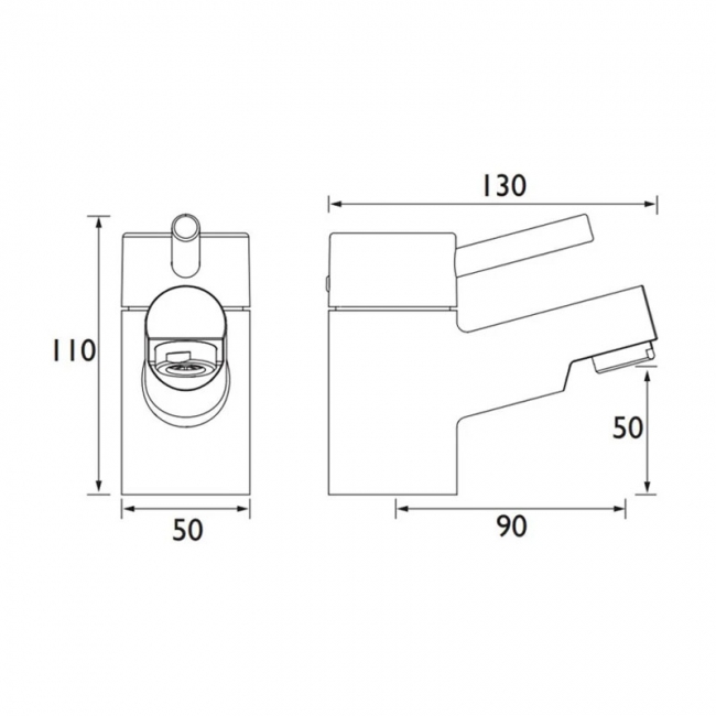 Bristan Prism Bath Taps - Chrome Plated