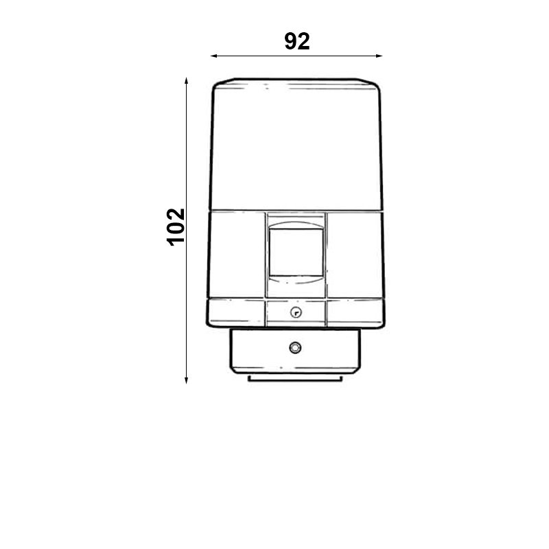 Danfoss Eco Bluetooth Smart Thermostat Radiator Valve and Lock Shield - White