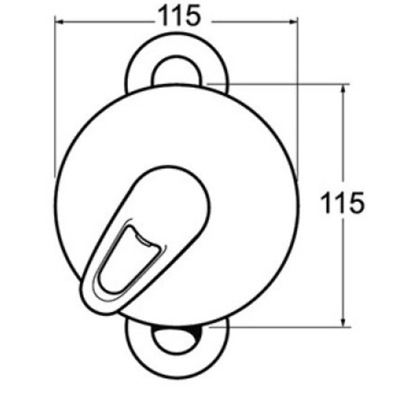 Deva Lace Manual Concealed Shower Valve - Chrome