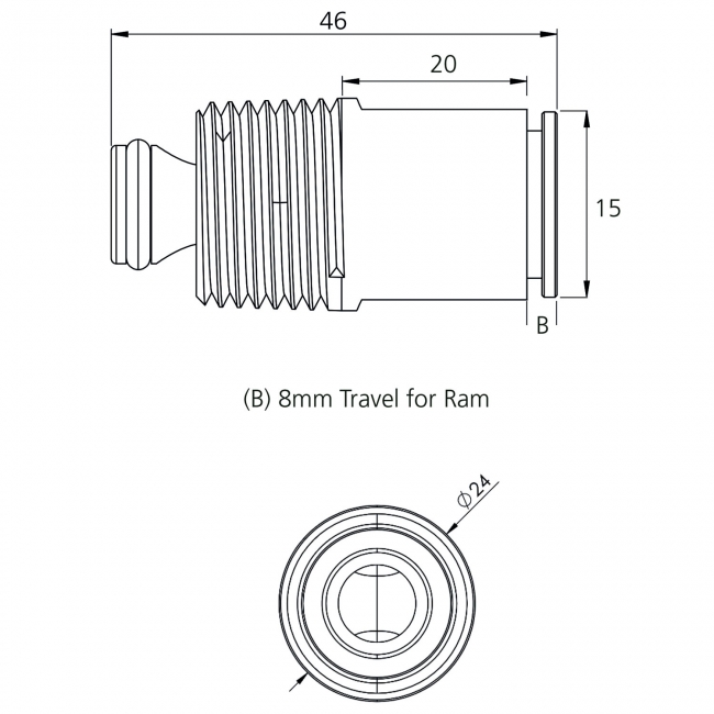 Heatwave Thermostatic Shut-Off Valve Set Pair