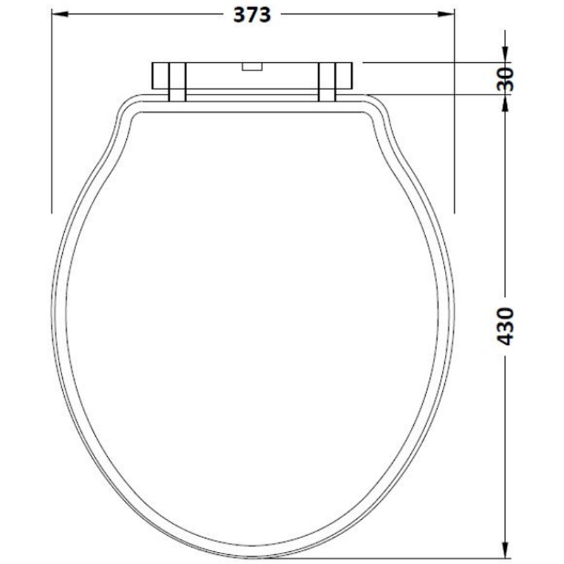 Hudson Reed Chancery Soft Close Toilet Seat Ivory Chrome Hinges