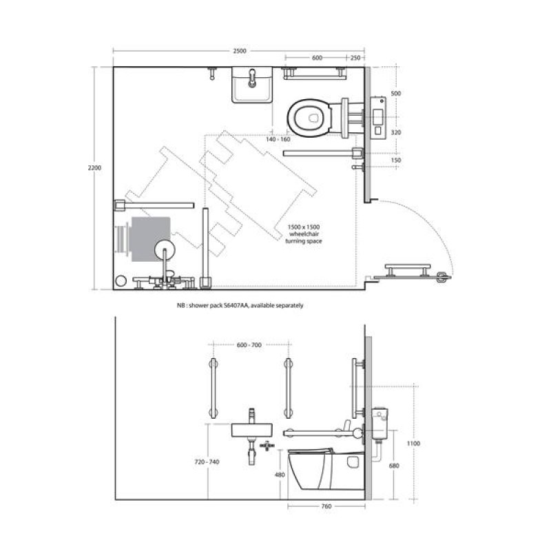 Ideal Standard Doc M Pack | S6404AA | Bathroom | White