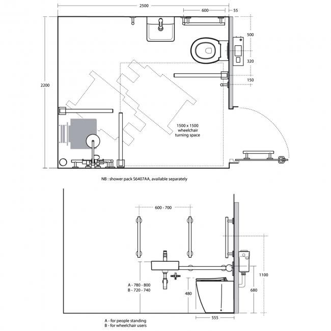 Ideal Standard Concept Freedom Designer Doc M Bathroom Pack