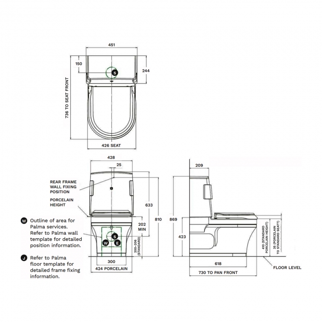 Impey Closomat Palma Vita Automatic Shower Toilet