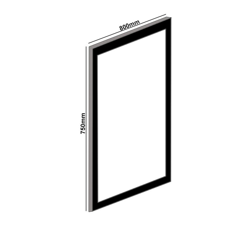 Impey Elevate Option C Half Height Door 800mm Wide - Right Handed