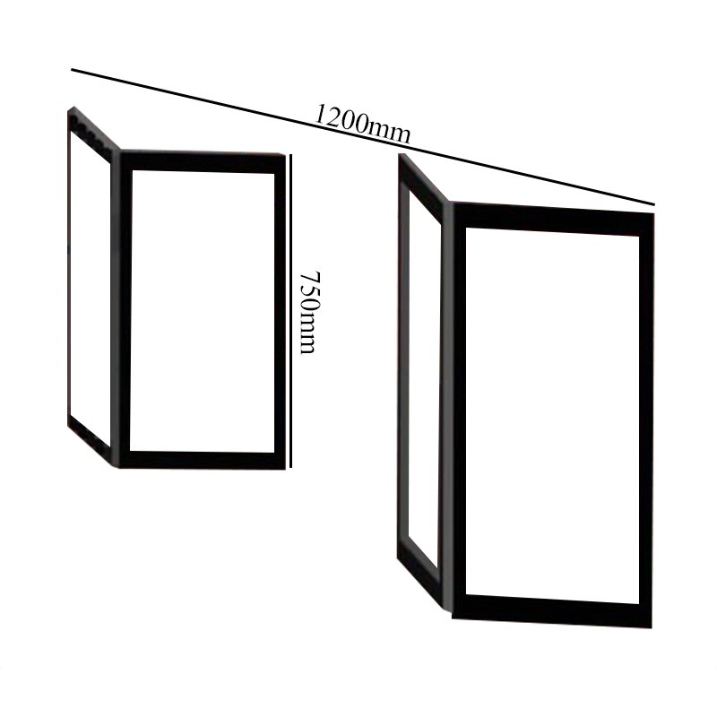 Impey Freeglide Option G Alcove Half Height Door 1200mm Wide - Non Handed