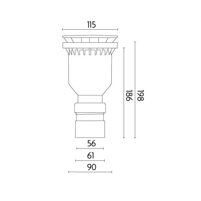Impey Shower Tray Waste Vertical Outlet