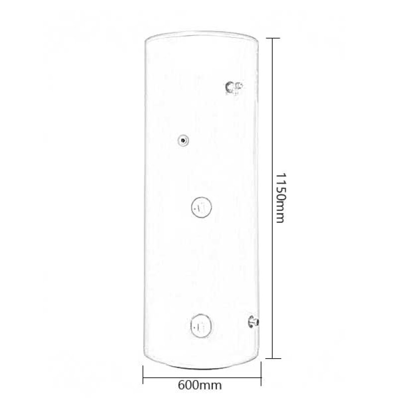 Joule Cyclone Unvented Cylinder | TCEMVD-0200NFC | Direct | 200L