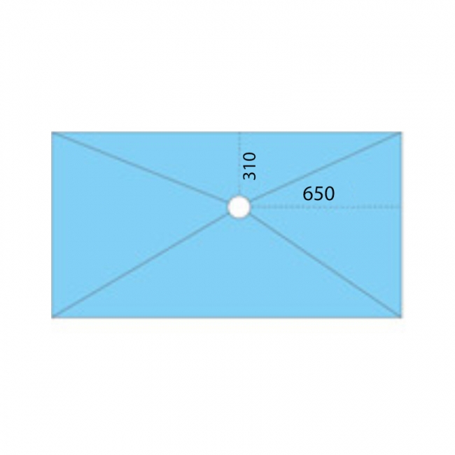 Maxxus Hydromat Wet Room Former Kit 1500mm x 800mm 5sqm Membrane