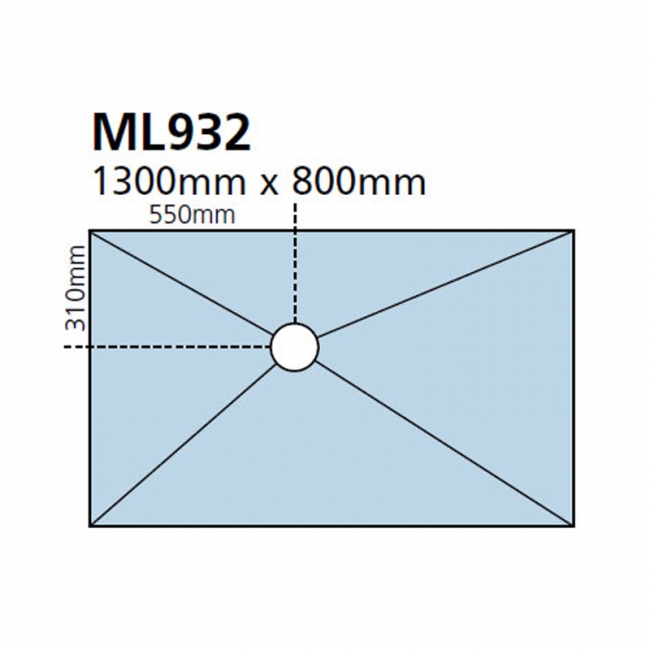 Maxxus Wet Room Former Kit 1300mm x 800mm 7sqm Tanking Liquid