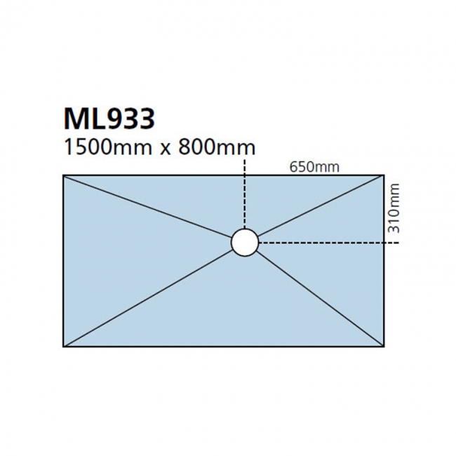 Maxxus Wet Room Former Kit 1500mm x 800mm 7sqm Tanking Liquid