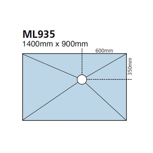 Maxxus Wet Room Former Kit 1400mm x 900mm 7sqm Tanking Liquid