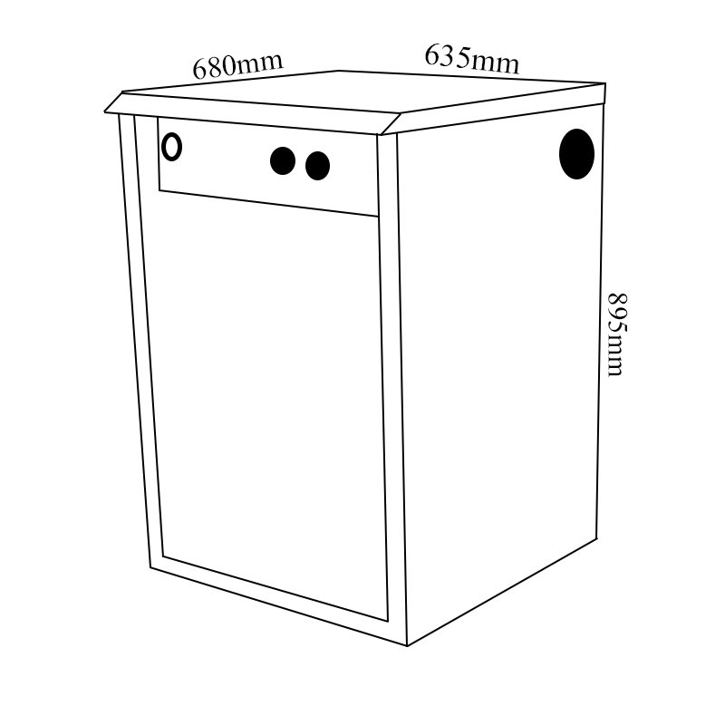 Mistral ODC1 Non-Condensing Combi Oil Boiler External 15-20 kw