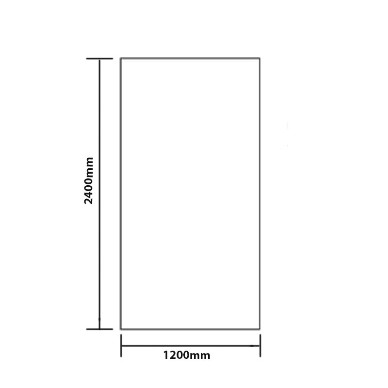 Multipanel Classic Unlipped Wall Panel 2400mm H x 1200mm W - Jupiter Silver