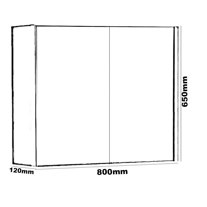 Prestige Purity Bathroom FUR096PU 800mm White