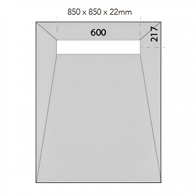 Purus Linear Wet Room Former Kit 850mm x 850mm 7sqm Tanking Liquid