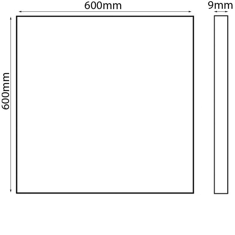RAK Lounge Unpolished Tiles - 600mm x 600mm - Light Grey (Box of 4)