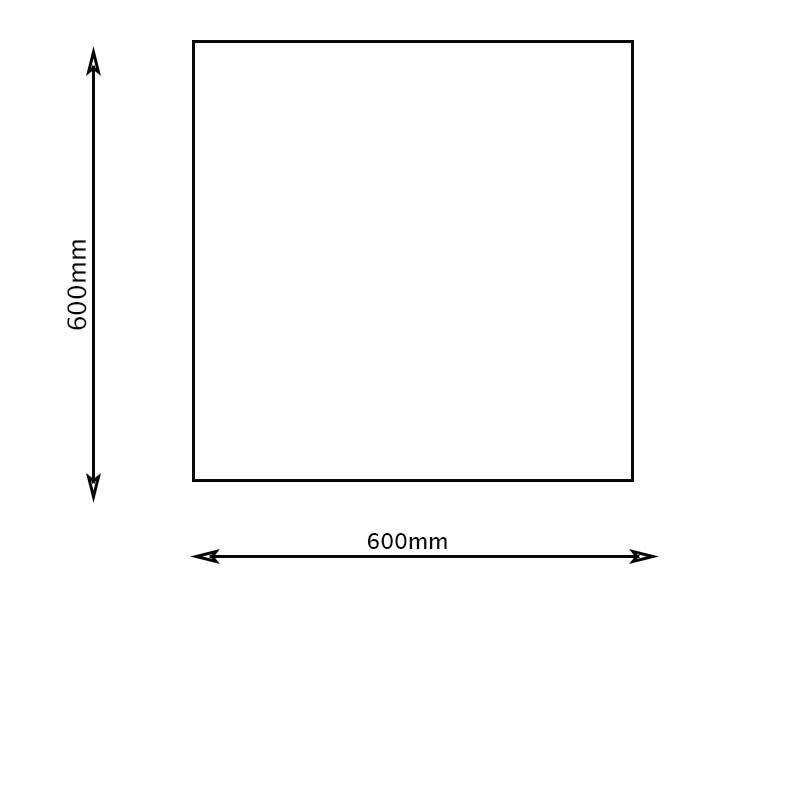 RAK Surface 2.0 Matt Tiles - 600mm x 600mm - Ash (Box of 4)
