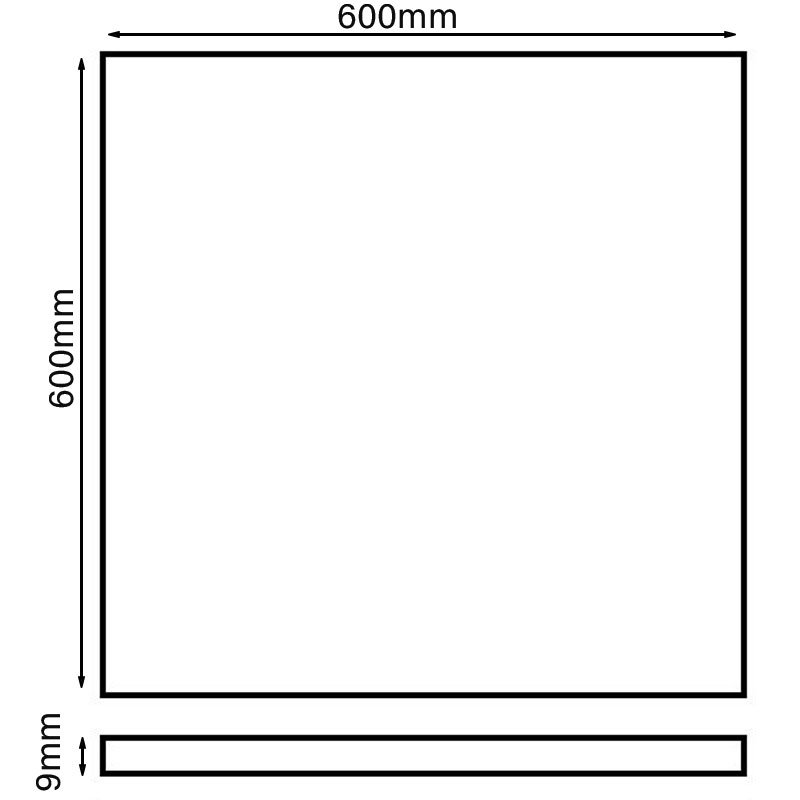 RAK Surface 2.0 Matt Tiles - 600mm x 600mm - Night (Box of 4)