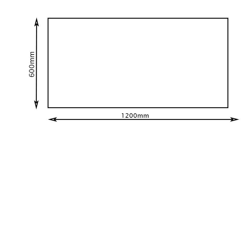 RAK Surface 2.0 Matt Tiles - 600mm x 1200mm - Off White (Box of 2)