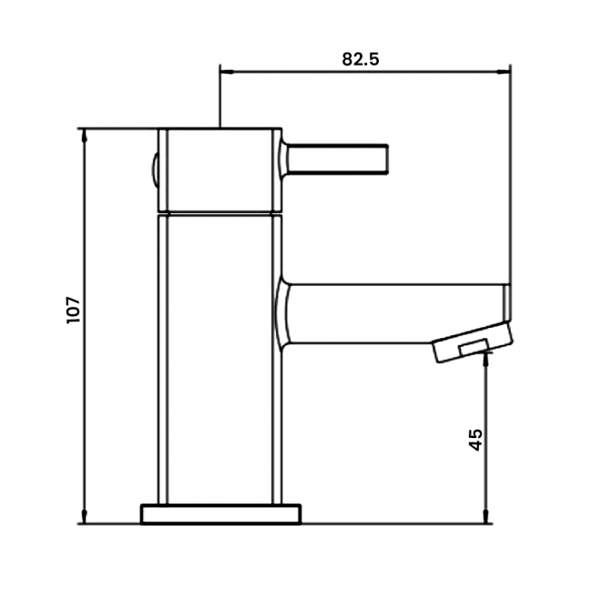 Sagittarius Axis Basin Taps Pair - Chrome