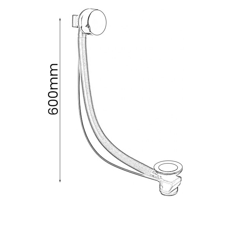 Sagittarius Auto Bath Pop Up Waste - 600mm