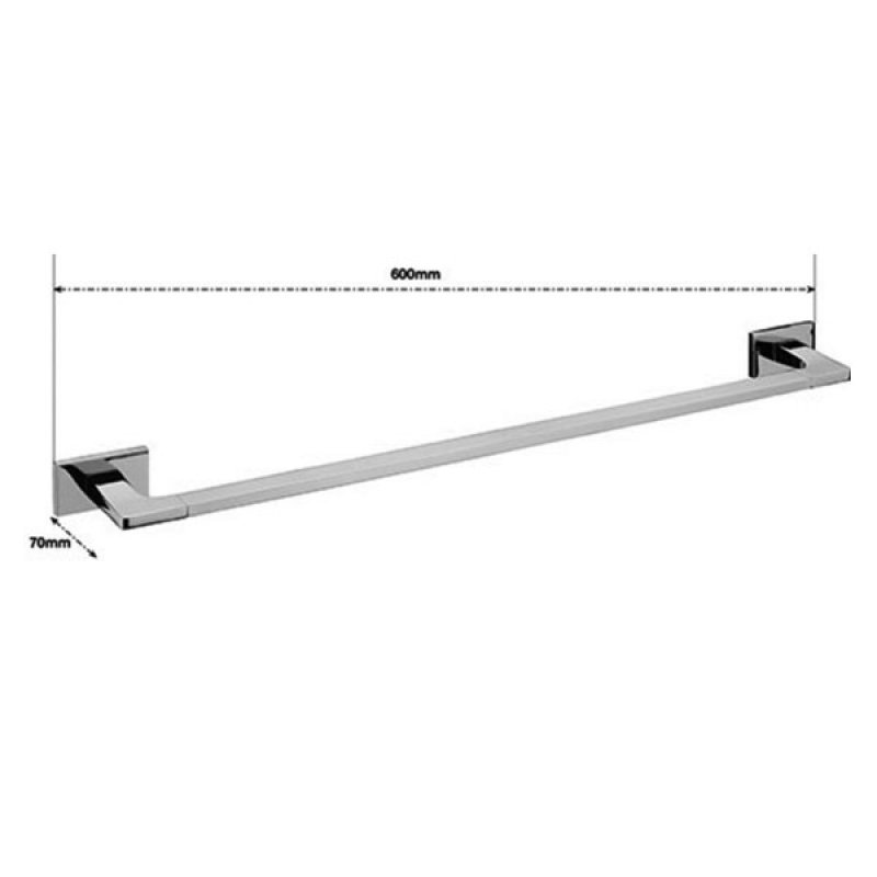 Sagittarius Madison Towel Bar Chrome
