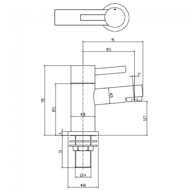 Sagittarius Piazza Bath Taps Pair Chrome