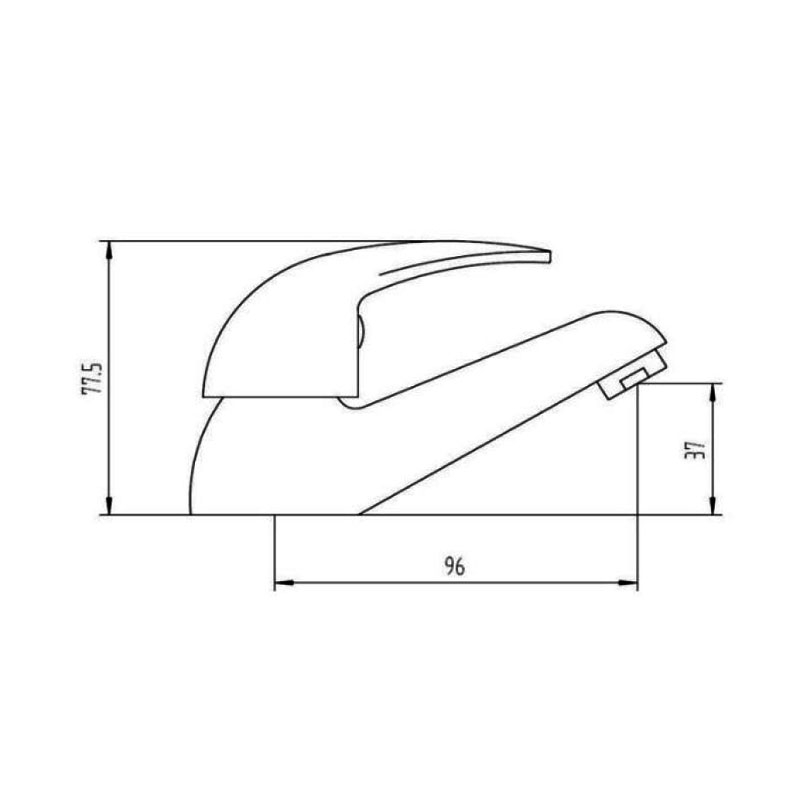 Sagittarius Prestige Bath Taps Pair Chrome