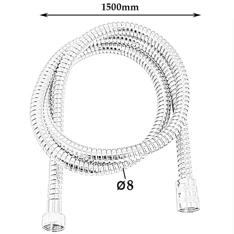 Sagittarius 8mm Conical End 1.5m Hose