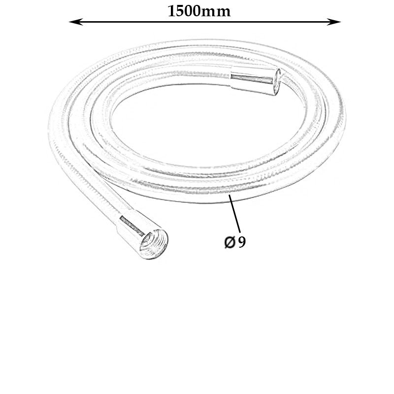 Sagittarius 9mm 1.5m Silflex PVC Luxury Conical Hose