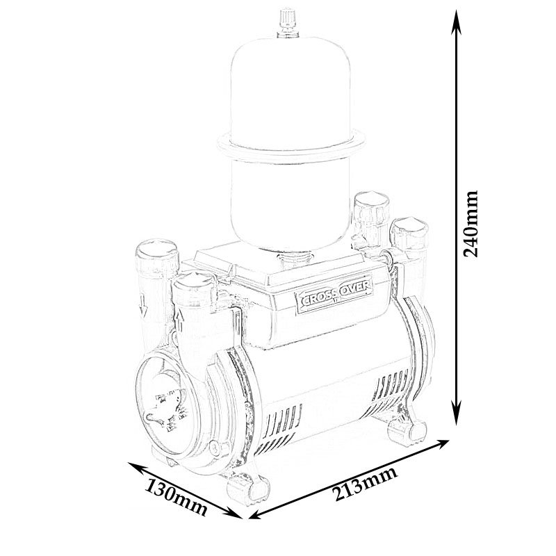 Salamander 2.6 Bar Twin Universal Head Regenerative Shower & Bathroom Pump