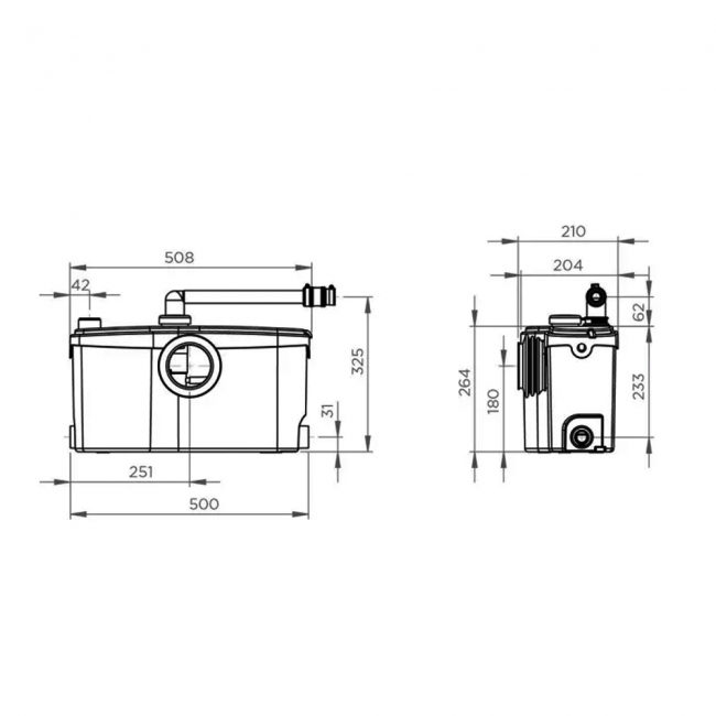 Saniflo Sanibest Pro Commercial Macerator Pump