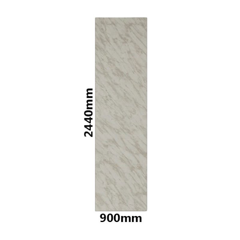 Showerwall Square Edge Wall Panelling MSSPCAMAGLRD2200 Carrara