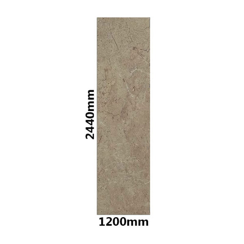 Showerwall Square Edge MDF Shower Panel 1200mm Wide x 2440mm High - Cappuccino Marble