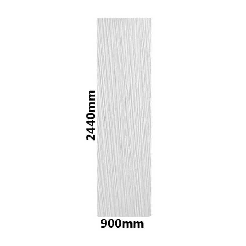 Showerwall Square Edge MDF Shower Panel 900mm Wide x 2440mm High - Linea White