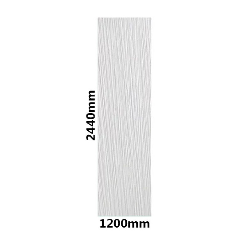 Showerwall Square Edge MDF Shower Panel 1200mm Wide x 2440mm High - Linea White