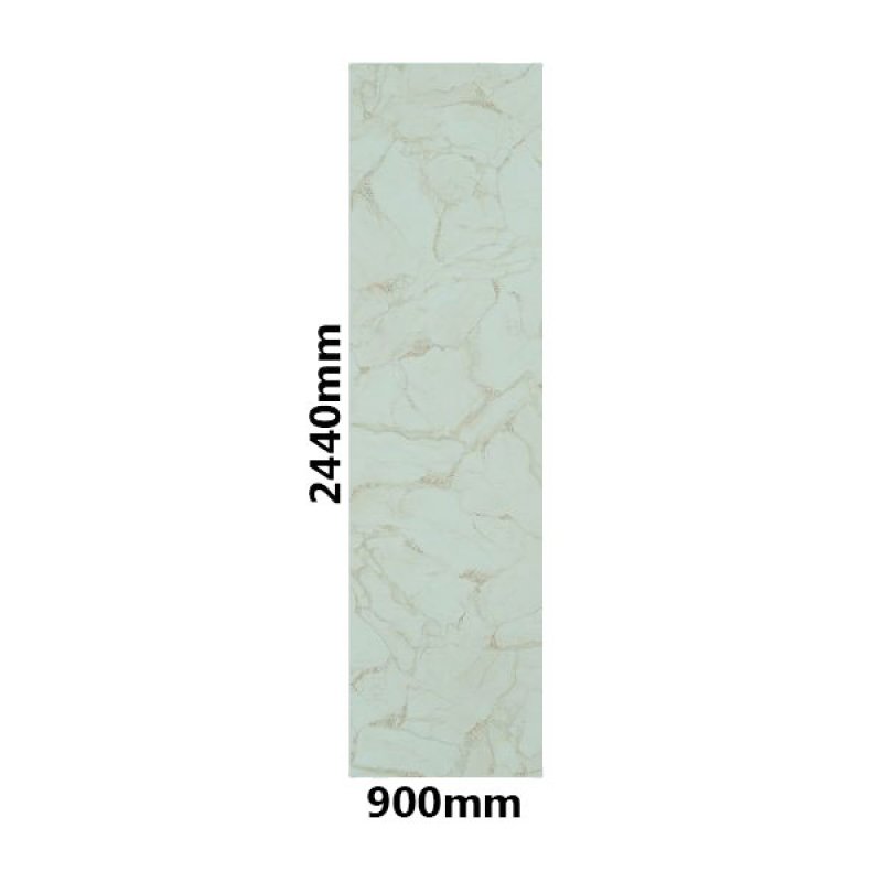 Showerwall Square Edge MDF Shower Panel 900mm Wide x 2440mm High - Pergamon Marble